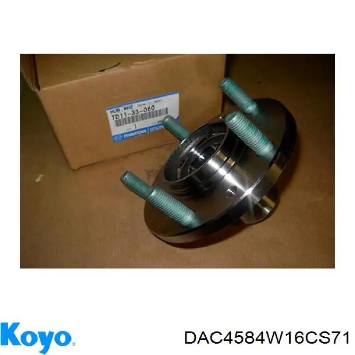 Купити DAC4584W16CS71 Koyo Підшипник ступиці передньої