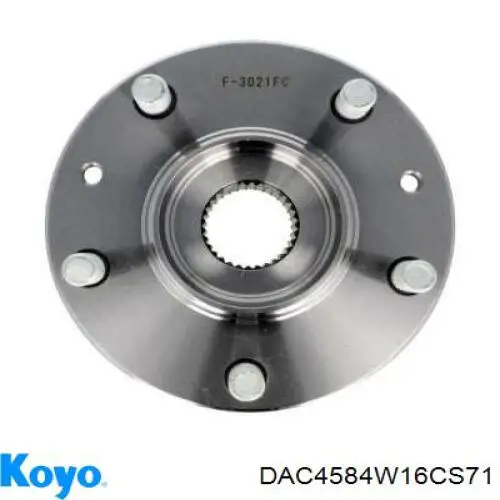 DAC4584W16CS71 Koyo Підшипник маточини передньої