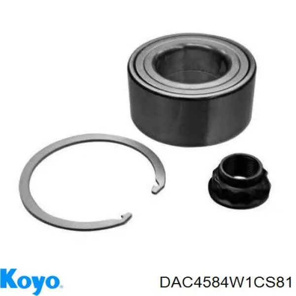 Комплект підшипник маточини передньої Koyo DAC4584W1CS81 ціна, від 35.50 USD