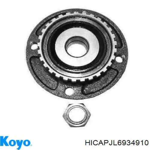 Комплект підшипник маточини передньої Koyo HICAPJL6934910 ціна, від 6.97 USD