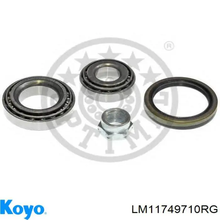Підшипник ступиці задньої, зовнішній SKF LM11749