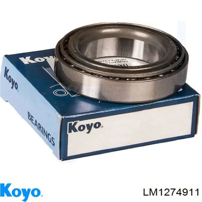 Підшипник маточини передньої, зовнішній LM1274911 Koyo