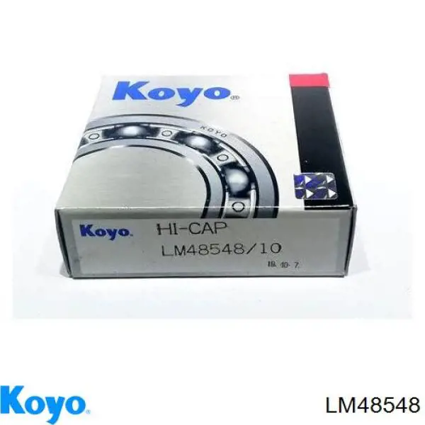 Підшипник маточини передньої, внутрішній LM48548 Koyo