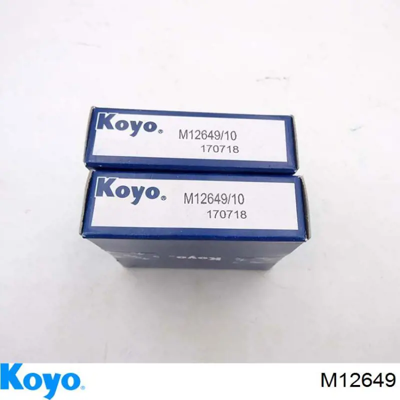 Підшипник маточини передньої, зовнішній M12649 Koyo