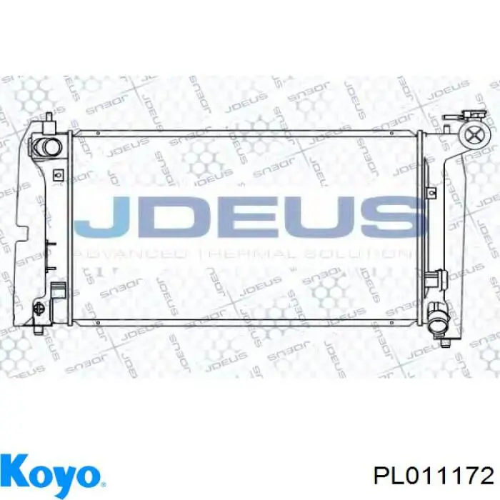 Радіатор 1640021160 Toyota