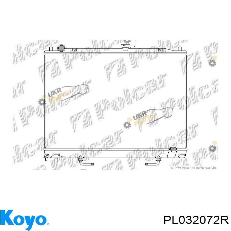 Радіатор основний Mitsubishi MR968285 ціна, від 93.87 USD