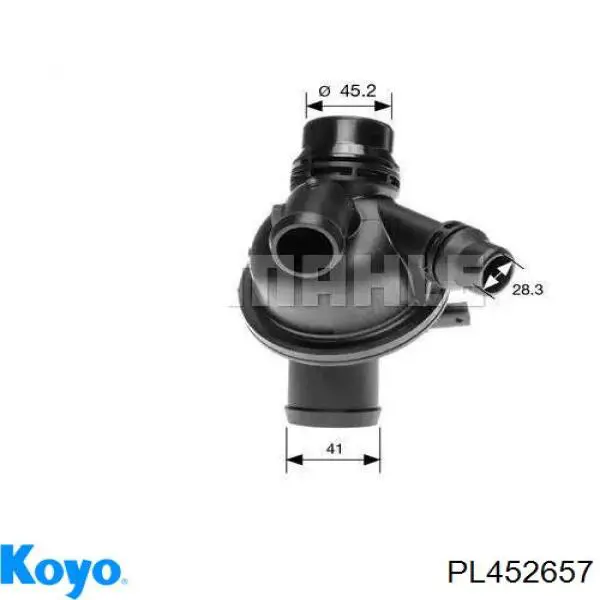 PL452657 Koyo радіатор охолодження двигуна