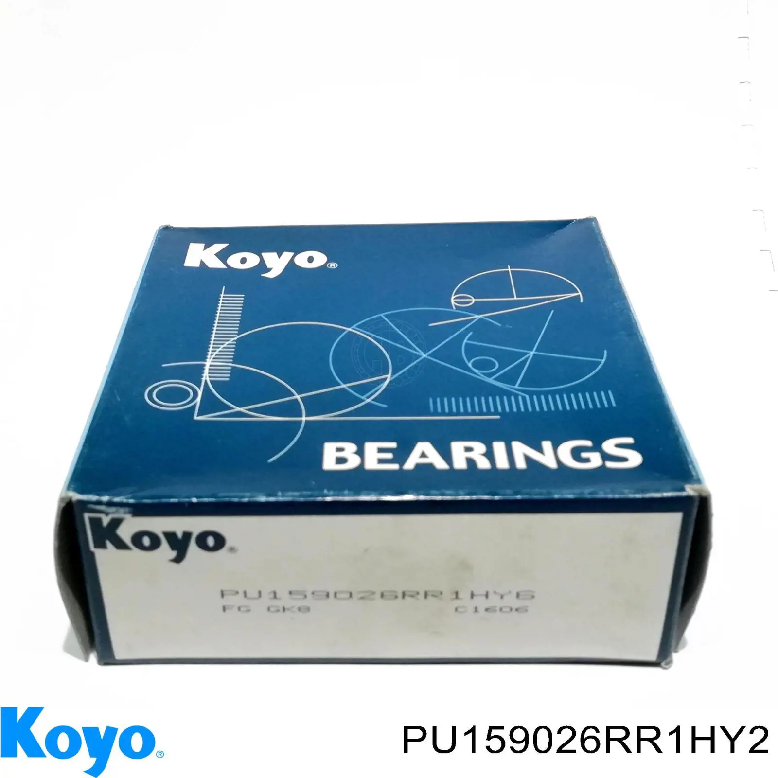Купити PU159026RR1HY2 Koyo Ролик приводного ременя, паразитний