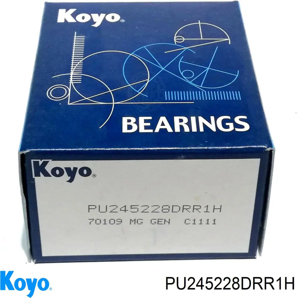 Ролик натяжителя ременя газорозподілу Koyo PU245228DRR1H ціна, від 9.23 USD
