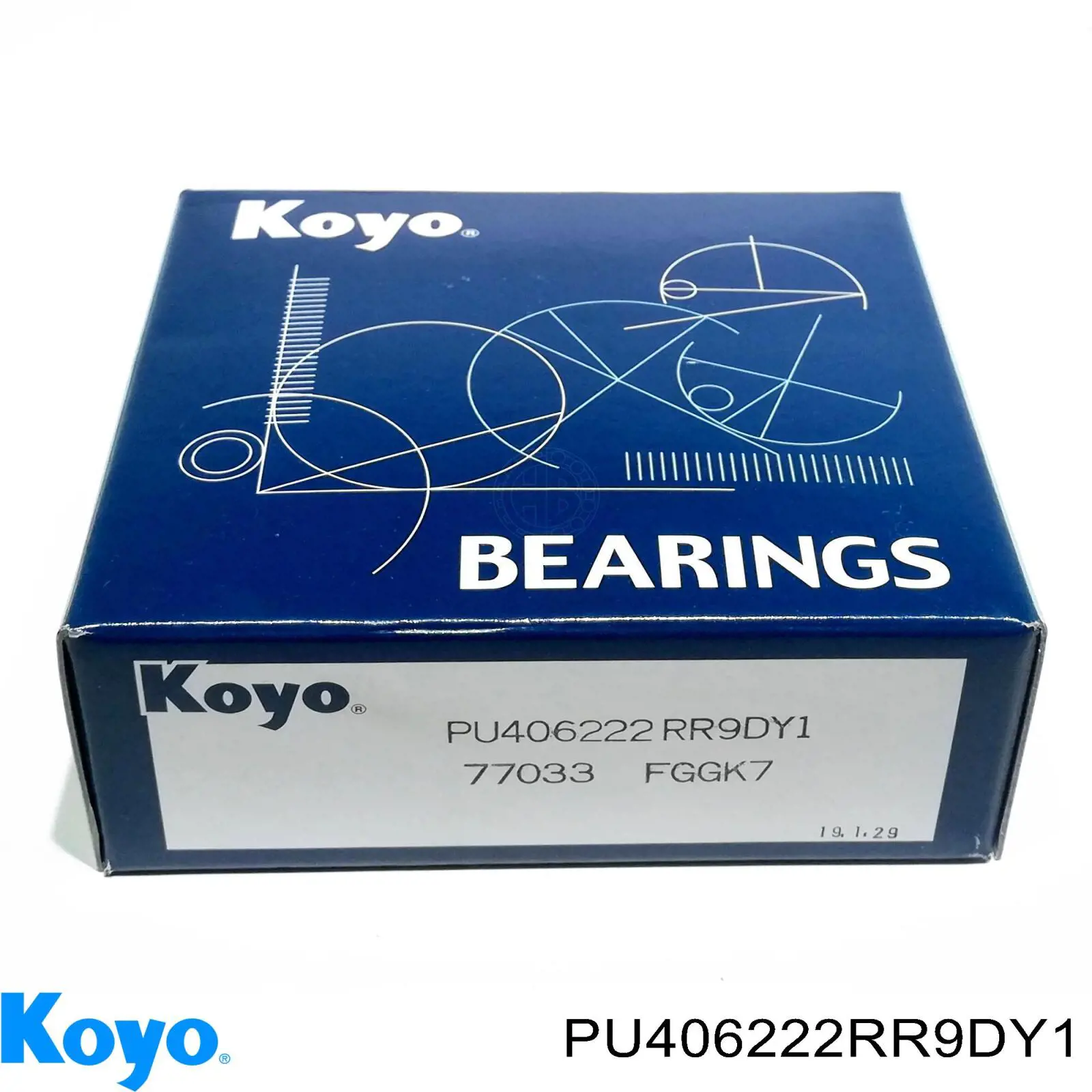 Ролик ременя ГРМ, паразитний Koyo PU406222RR9DY1 ціна, від 19.23 USD
