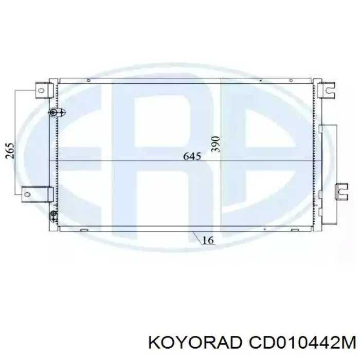 Купити CD010442M Koyorad Радіатор системи охолодження кондиціонера