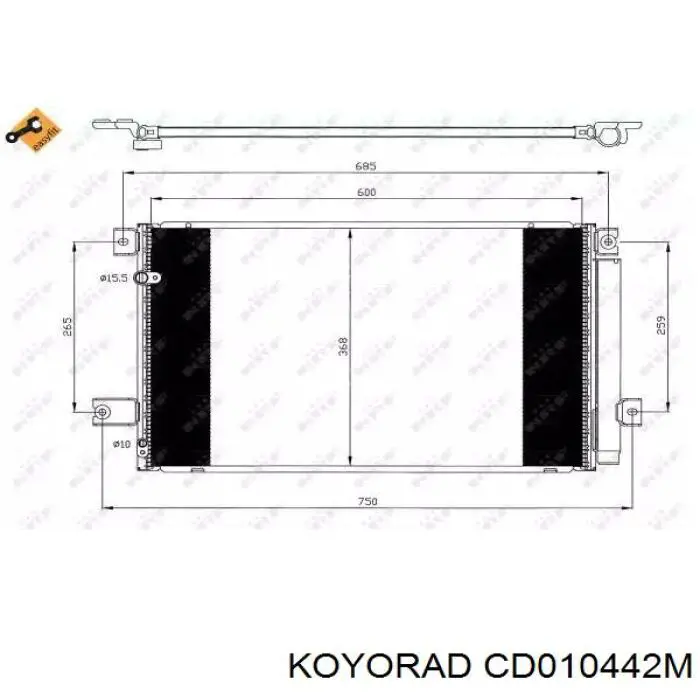 CD010442M Koyorad Конденсатор