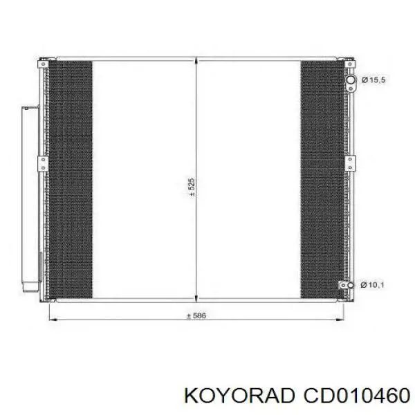 Радіатор кондиціонера CD010460 Koyorad