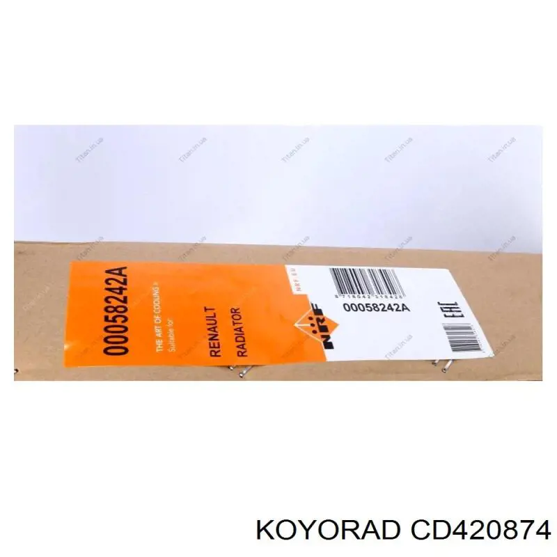 Конденсатор кондиціонера Koyorad CD420874 ціна, від 80.17 USD