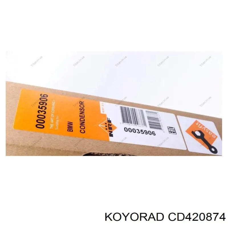 Купити CD420874 Koyorad Радіатор системи охолодження кондиціонера