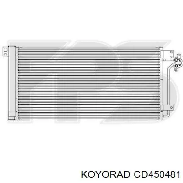 CD450481 Koyorad радіатор кондиціонера
