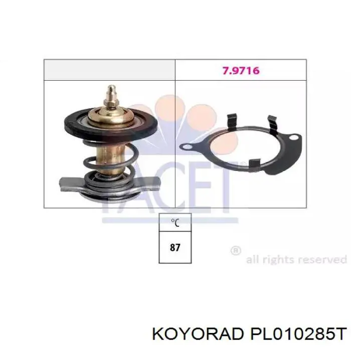 Радіатор основний Koyorad PL010285T ціна, від 63.67 USD