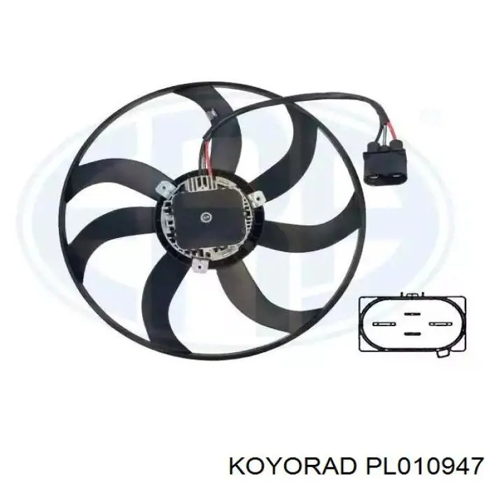 PL010947 Koyorad Радіатор охолодження двигуна