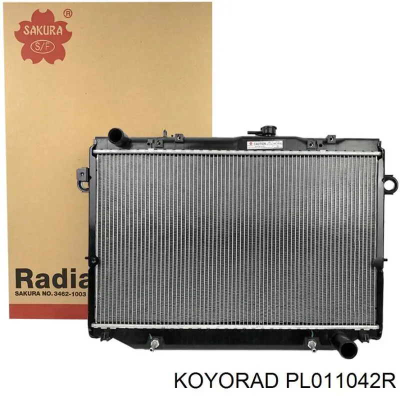 Радіатор основний Koyorad PL011042R ціна, від 184.94 USD
