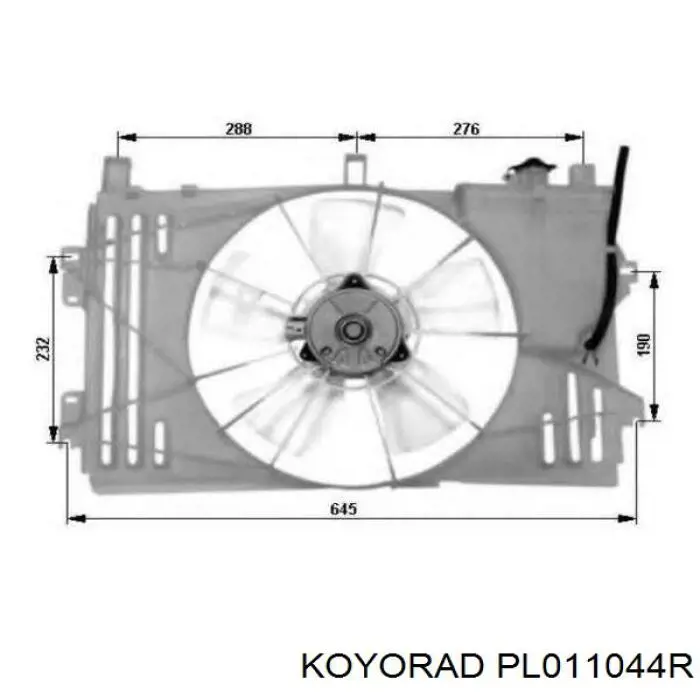 Радіатор PL011044R Koyorad