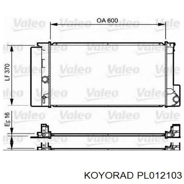 Радіатор PL012103 Koyorad