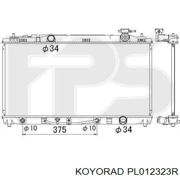 Купити PL012323R Koyorad Радіатор двигуна