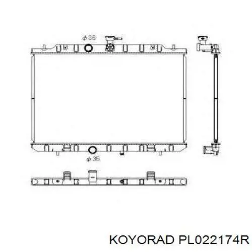 Радіатор PL022174R Koyorad
