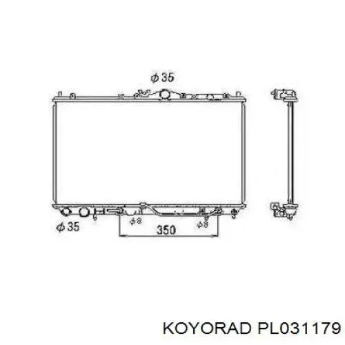 Радіатор PL031179 Koyorad