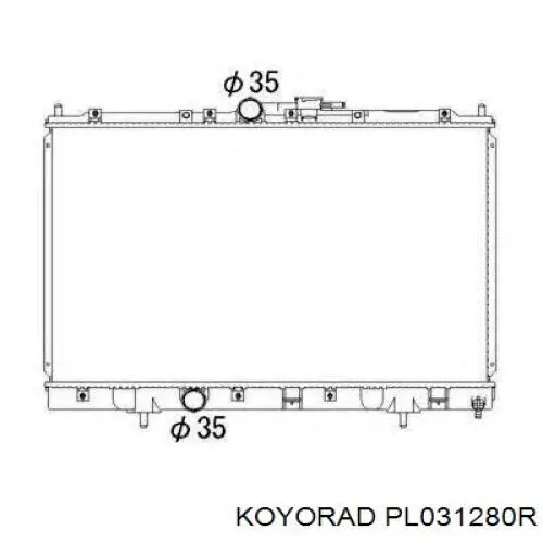 Радіатор PL031280R Koyorad