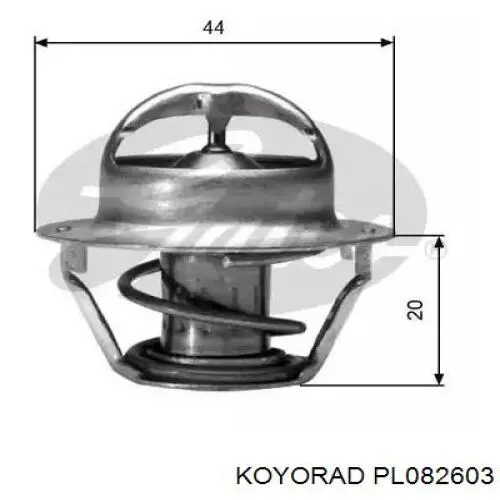 PL082603 Koyorad Радіатор охолодження двигуна