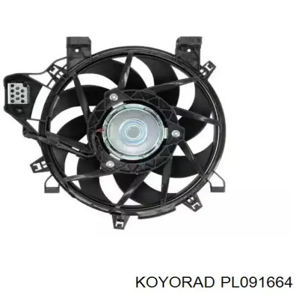 PL091664 Koyorad радіатор охолодження двигуна