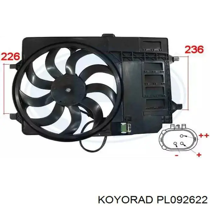 Радіатор PL092622 Koyorad