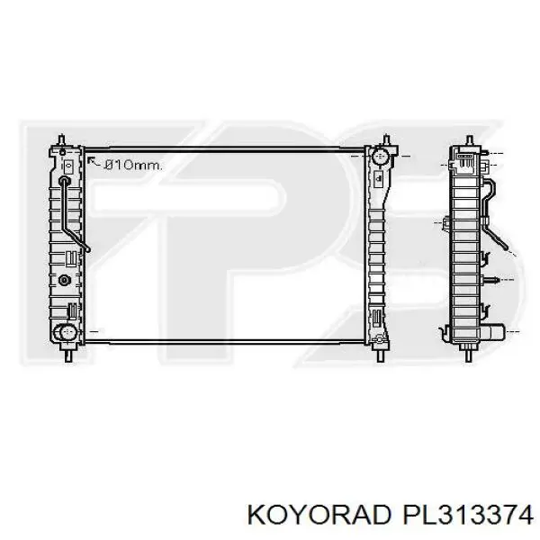 Купити RA313374K Signeda Радіатор двигуна