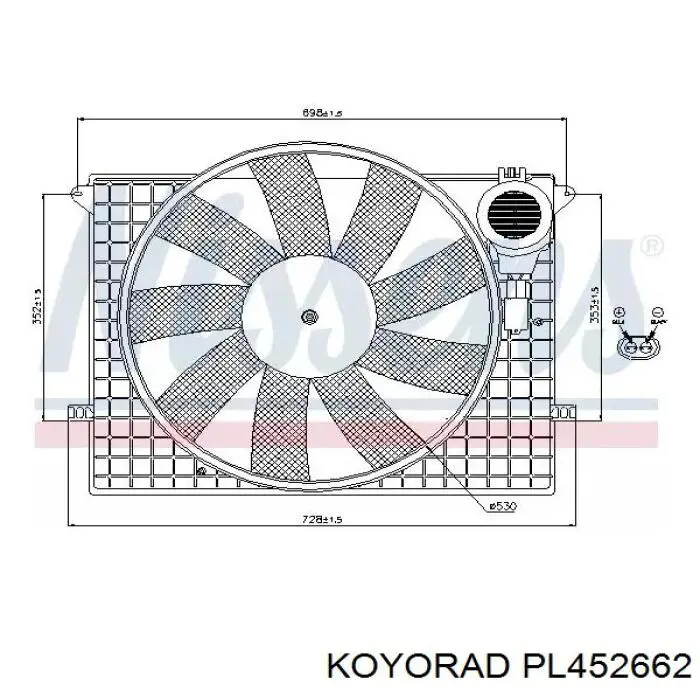 Радіатор основний Koyorad PL452662 ціна, від 55.12 USD