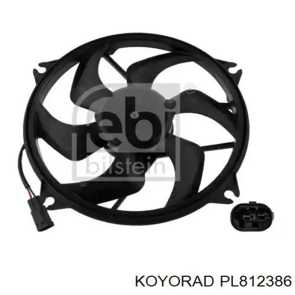 PL812386 Koyorad Радіатор охолодження двигуна