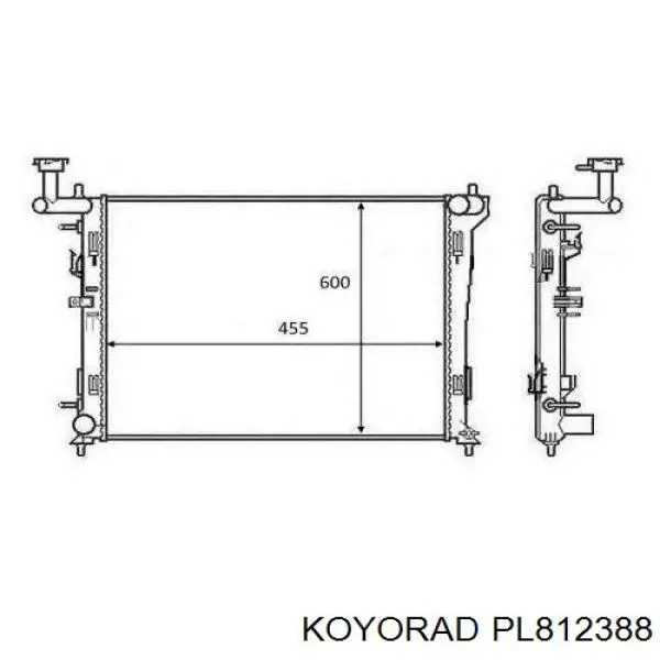 Радіатор PL812388 Koyorad