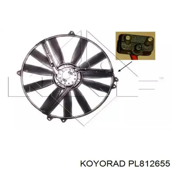 Радіатор PL812655 Koyorad