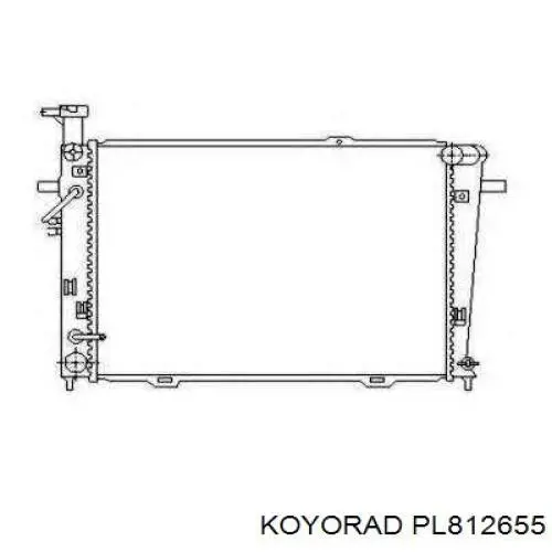 Радіатор основний Koyorad PL812655 ціна, від 110.15 USD