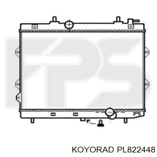 PL822448 Koyorad Радіатор охолодження двигуна