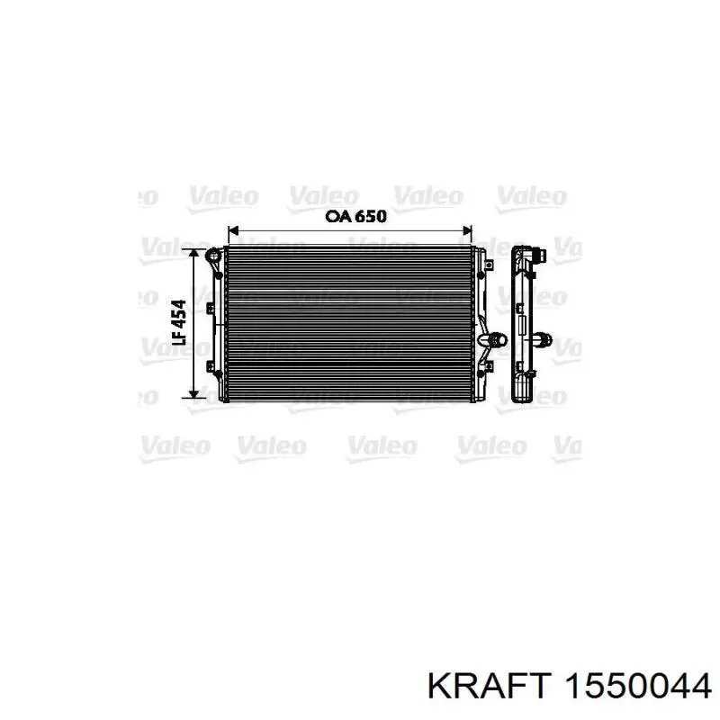 Радіатор 1550044 Kraft