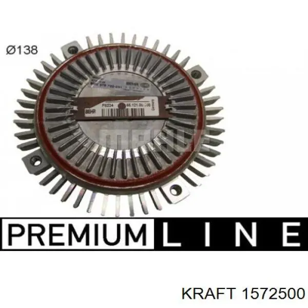 Вискомуфта вентилятора 11521310520 BMW