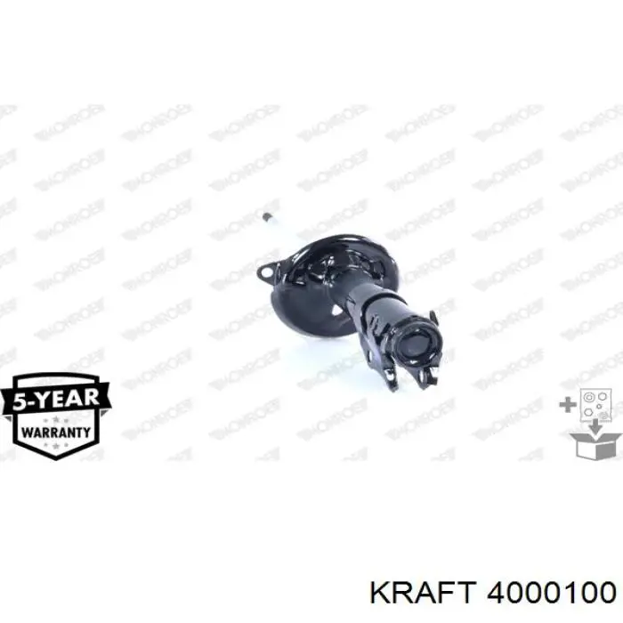 Стойка амортизатора передняя Kraft 4000100 ціна, від 30.63 USD