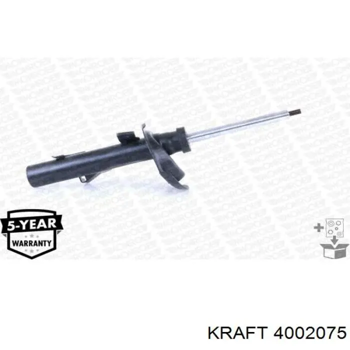 Амортизатор передній, правий 4002075 Kraft