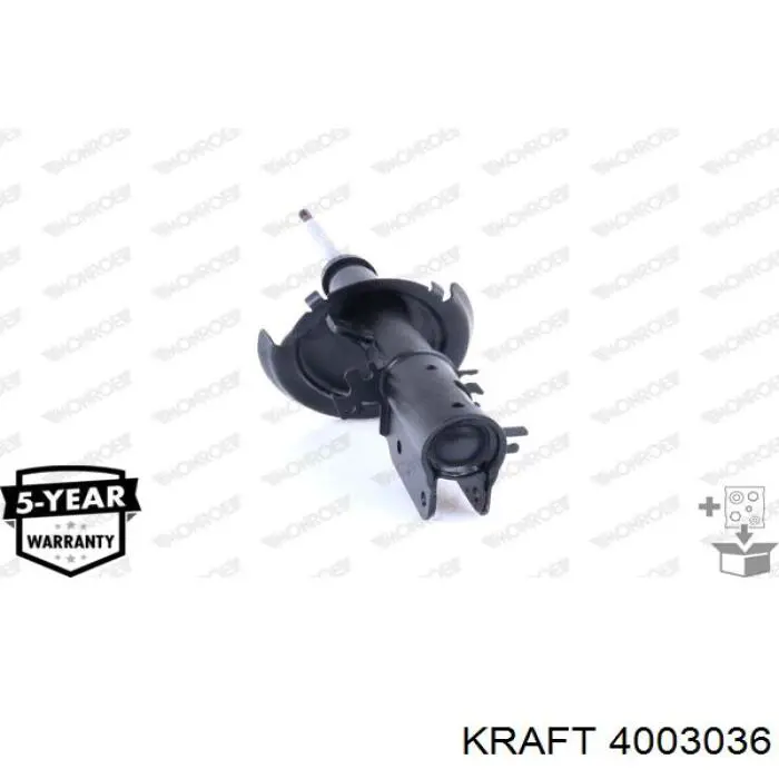 Амортизатор передній, правий Peugeot/Citroen 5202WQ ціна, від 52.83 USD