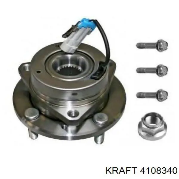 Маточина колеса передня Kraft 4108340 ціна, від 71.41 USD