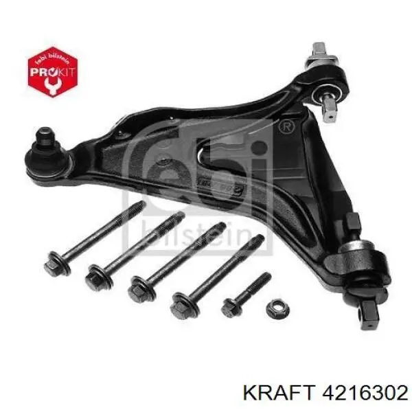 Важіль передній лівий Kraft 4216302 ціна, від 51.06 USD