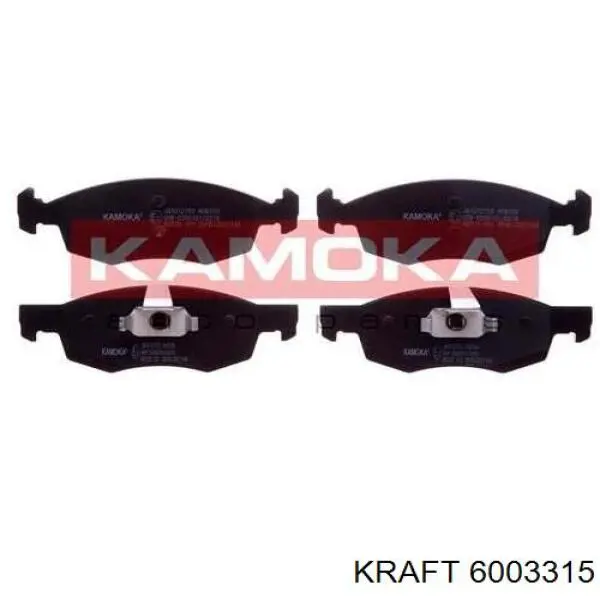 6003315 Kraft колодки гальмівні передні, дискові