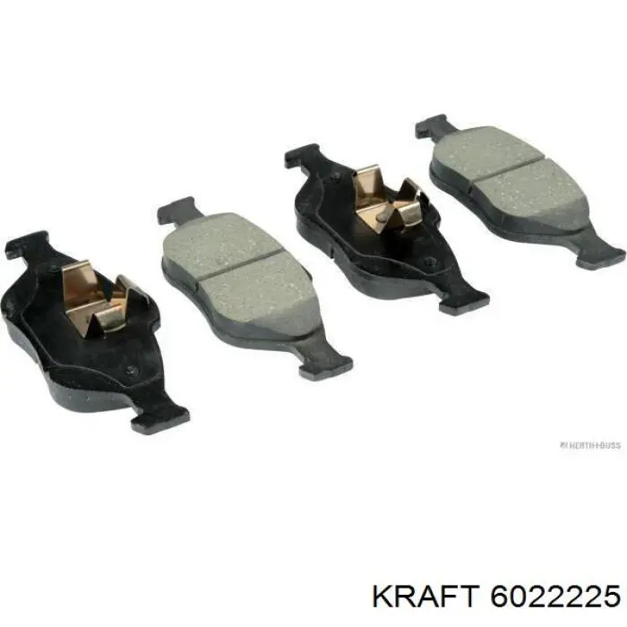 6022225 Kraft колодки гальмові задні, барабанні
