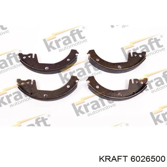 6026500 Kraft колодки гальмові задні, барабанні