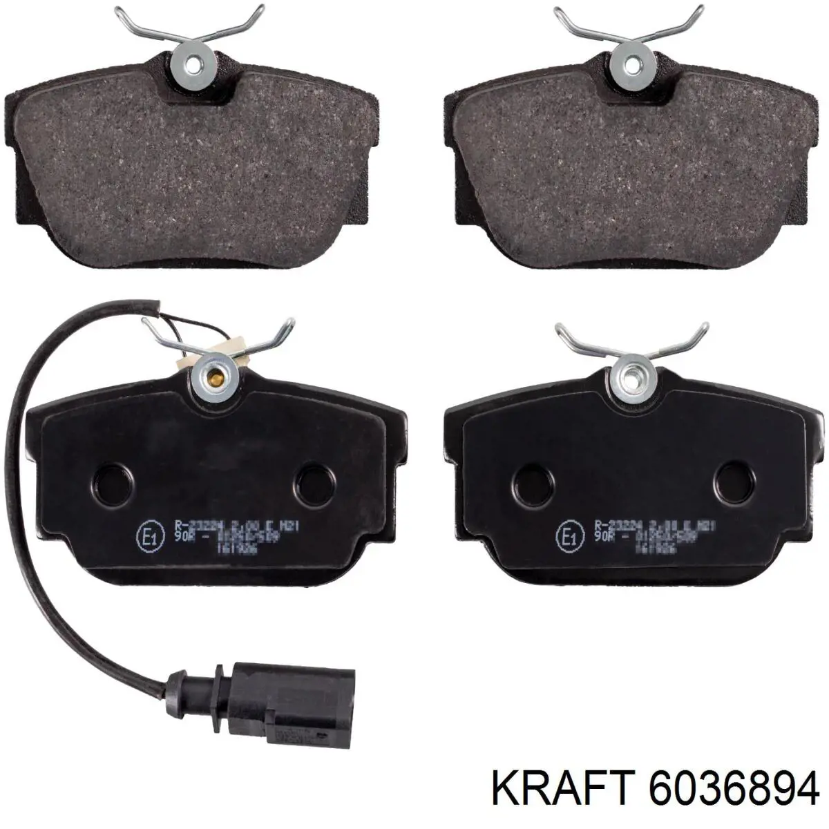 Ремкомплект супорту гальмівного заднього Kraft 6036894 ціна, від 6.78 USD